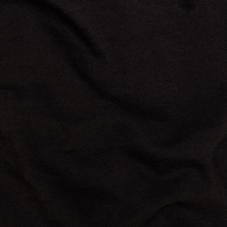 G-Star RAW® Core Eyben Slim Top Black fabric shot