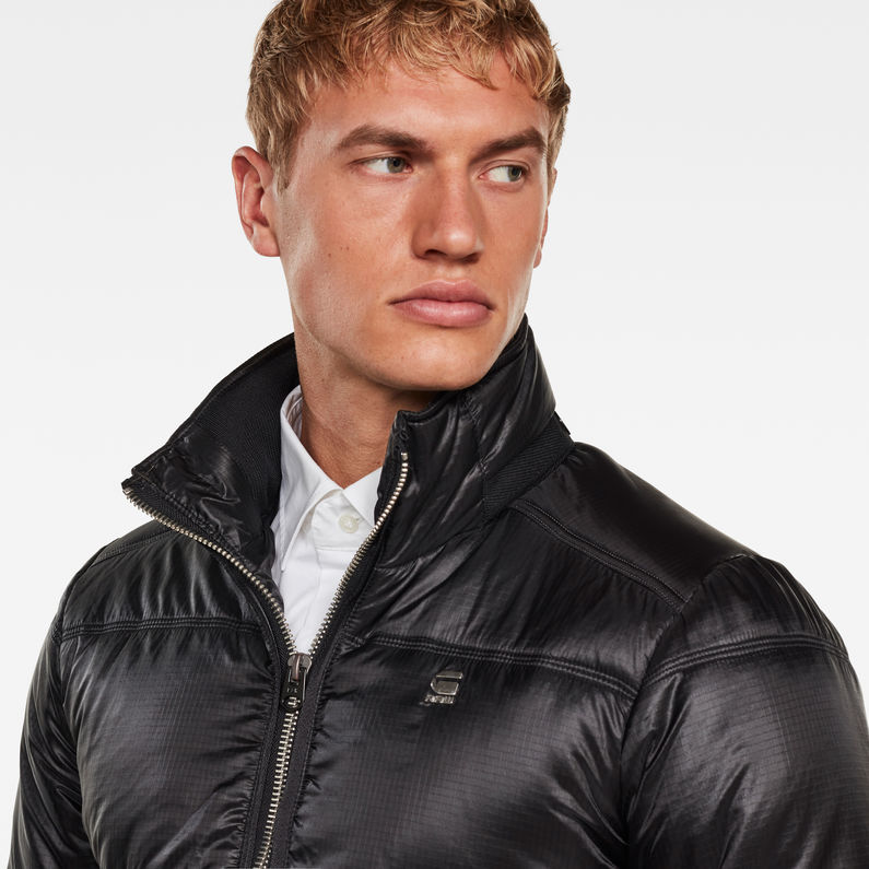 G-STAR® Meefic Quilted Jacket Black detail shot