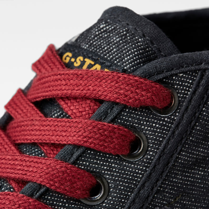 G-STAR® Rovulc 50 years Denim Mid Sneakers Black detail