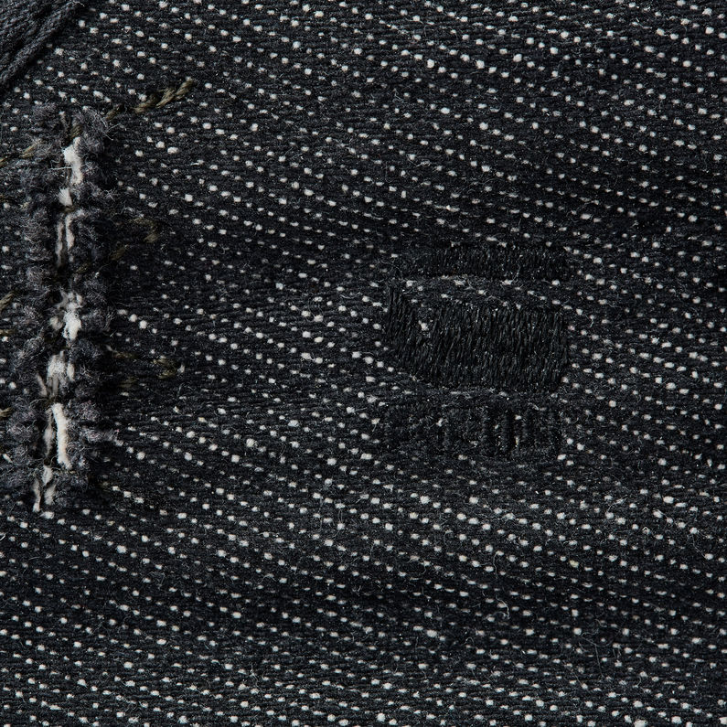G-STAR® Rovulc 50 years Denim Mid Sneakers Black fabric shot