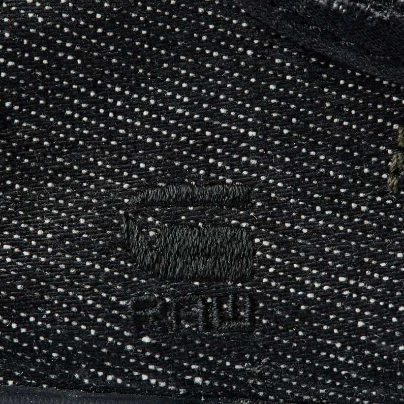 G-Star RAW® Rovulc 50 Years Denim Low Sneaker Schwarz fabric shot