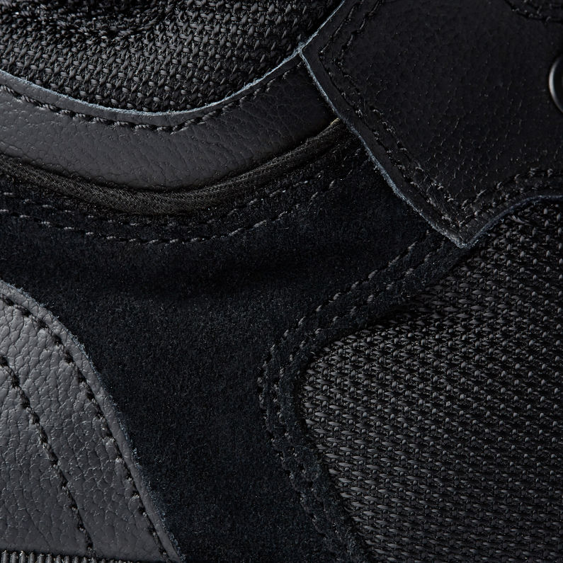 G-Star RAW® Mimemis Mid Sneakers Black fabric shot