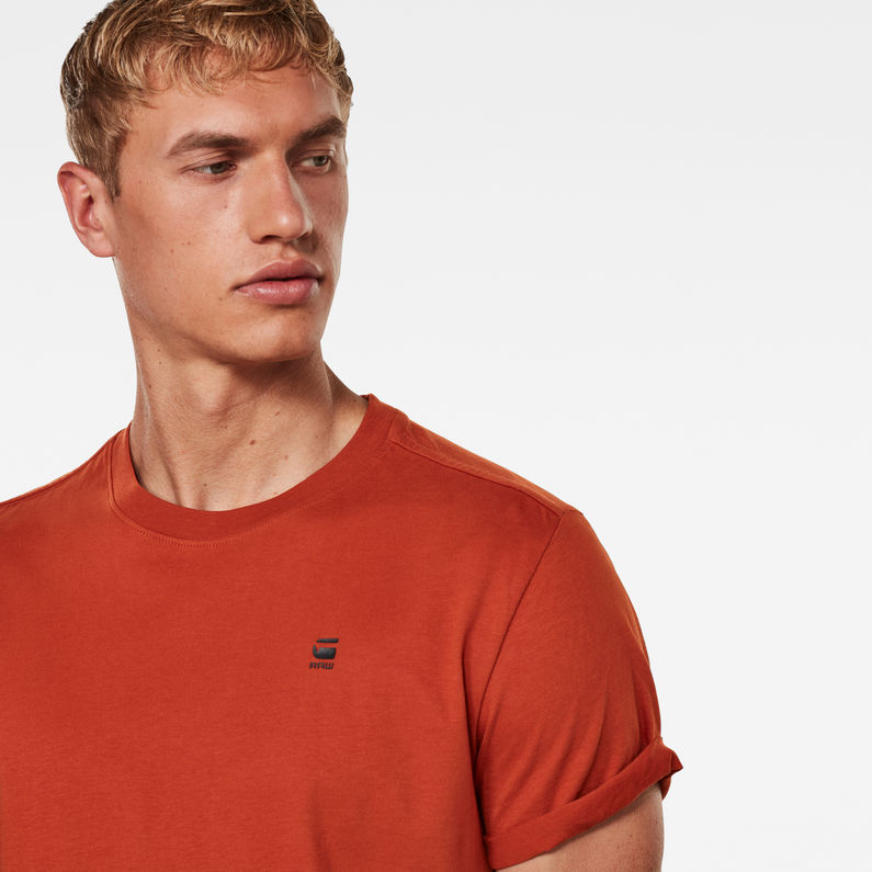 G-Star RAW® Lash T-Shirt Oranje detail shot