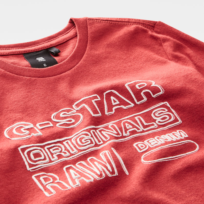 G-Star RAW® T-Shirt Rouge