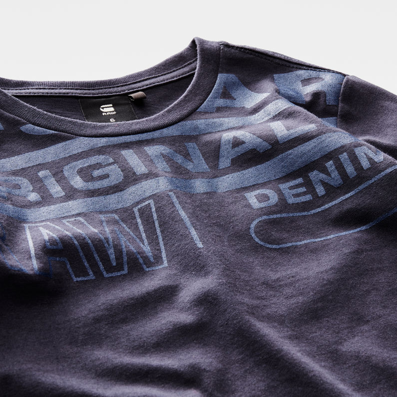 G-Star RAW® T-Shirt Dark blue detail shot
