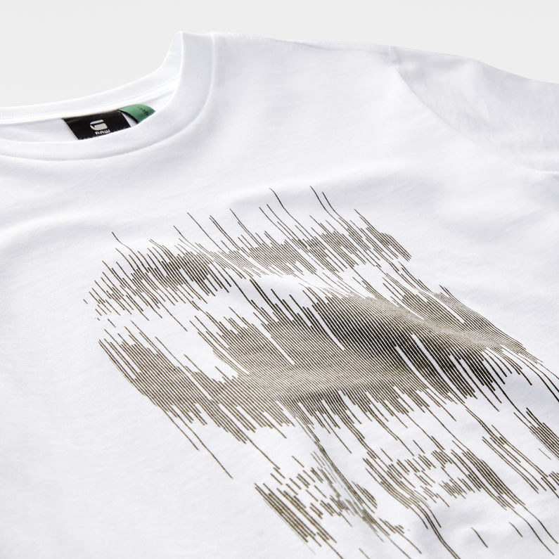 G-Star RAW® T-Shirt Blanc detail shot
