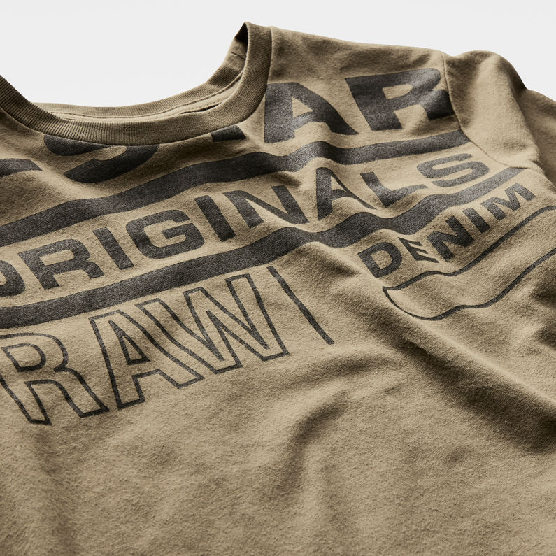 G-Star RAW® T-Shirt Vert detail shot