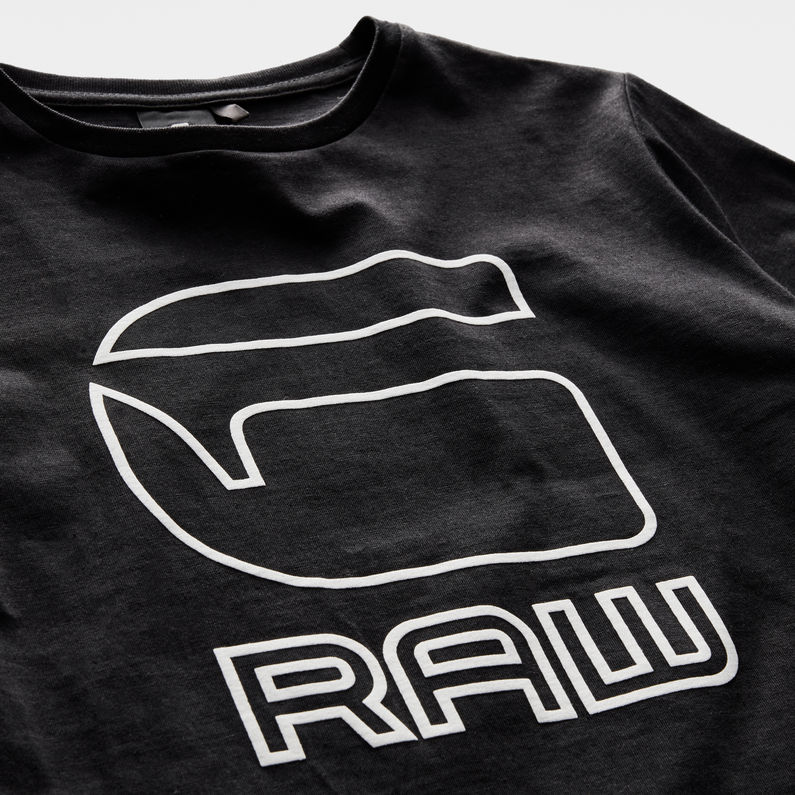 G-Star RAW® T-Shirt Black detail shot