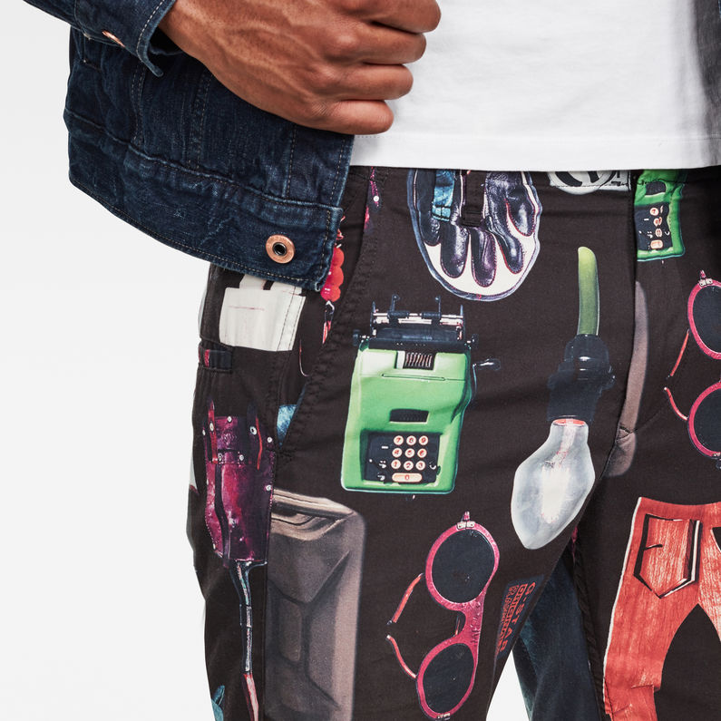 G-STAR® Vetar Chino Shorts Schwarz detail shot