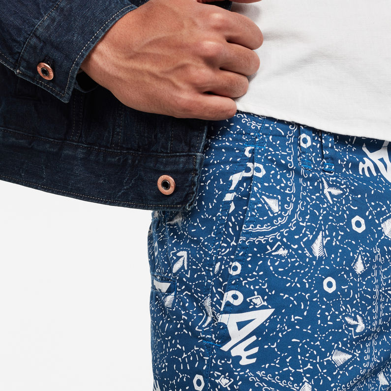 G-STAR® Vetar Chino Shorts Dark blue detail shot