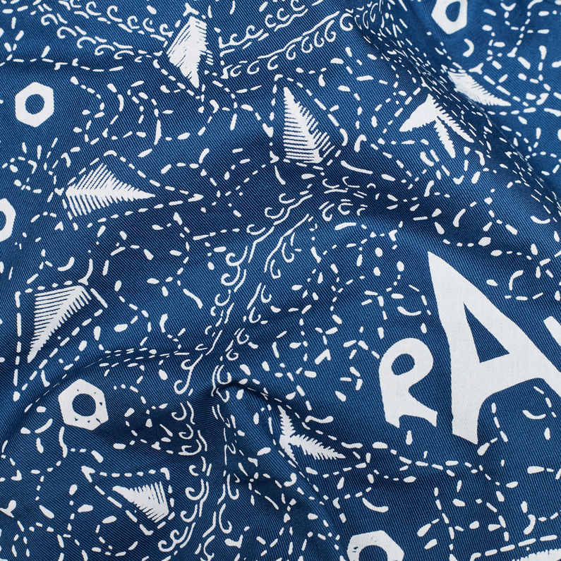 G-Star RAW® Short Vetar Chino Bleu foncé fabric shot