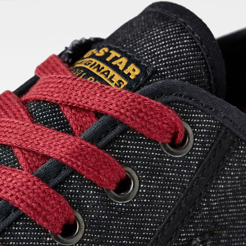 G-STAR® Rovulc 50 years Denim Low Sneakers Zwart detail