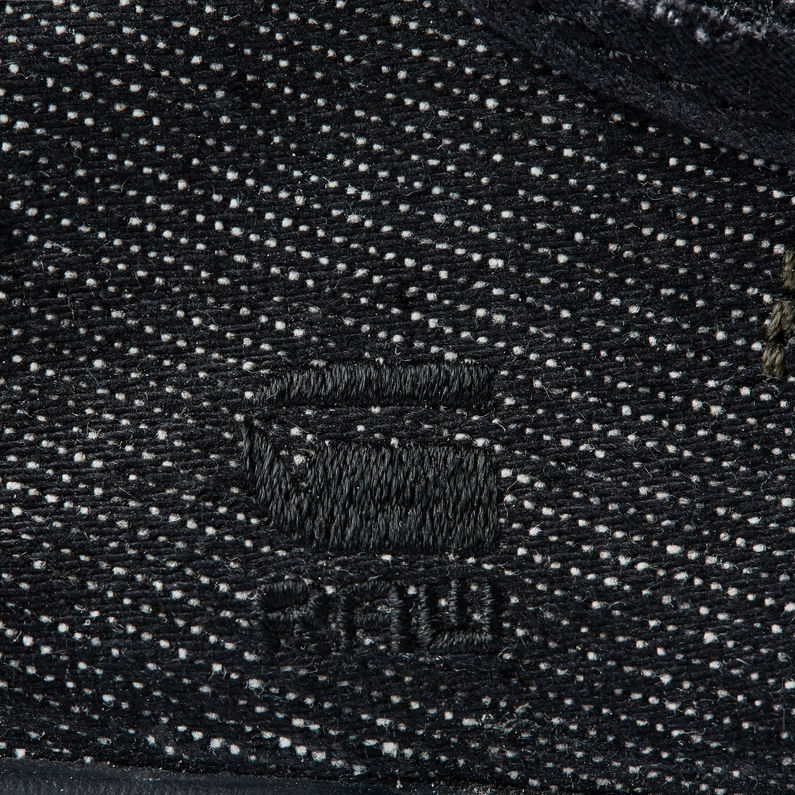 G-Star RAW® Rovulc 50 Years Denim Low Sneaker Schwarz fabric shot