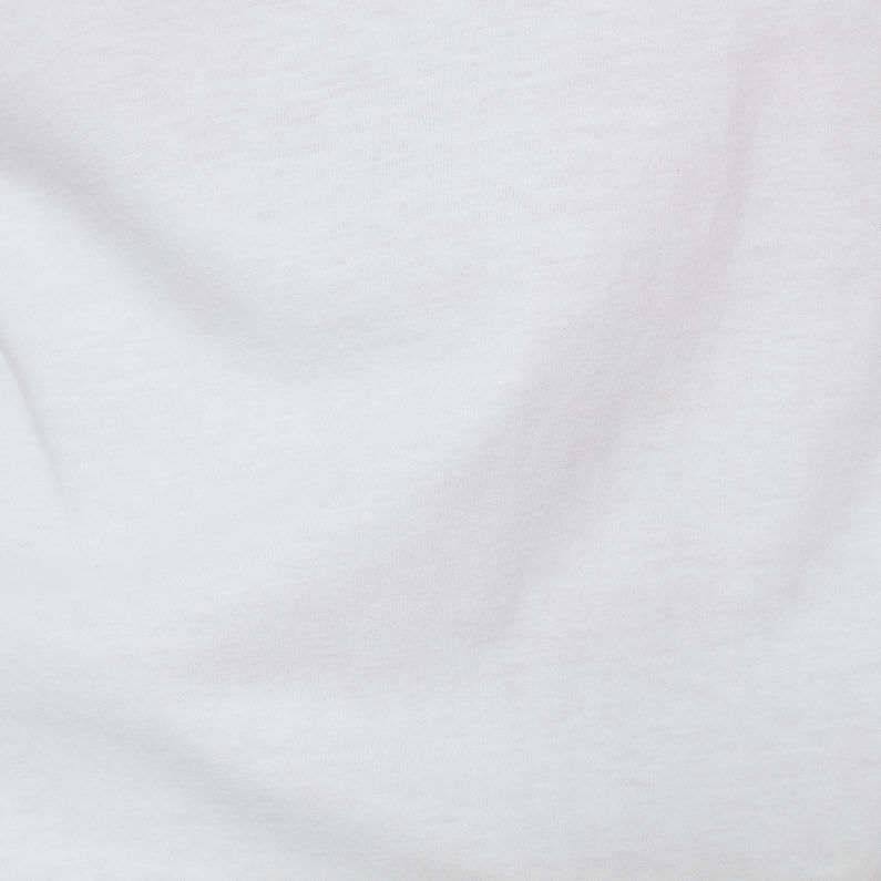 G-Star RAW® Back Graphic Logo T-Shirt White fabric shot