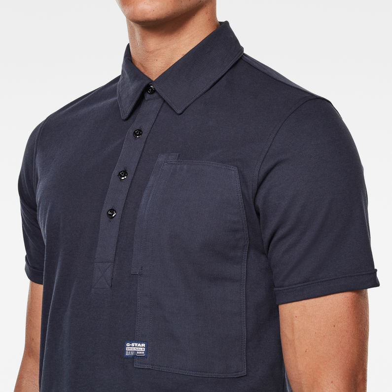 G-Star RAW® Arris Pocket Poloshirt Dunkelblau