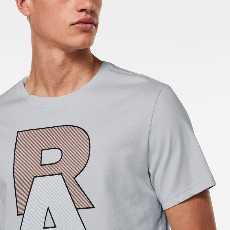 G-Star RAW® RAW. T-shirt Graphic Gris detail shot