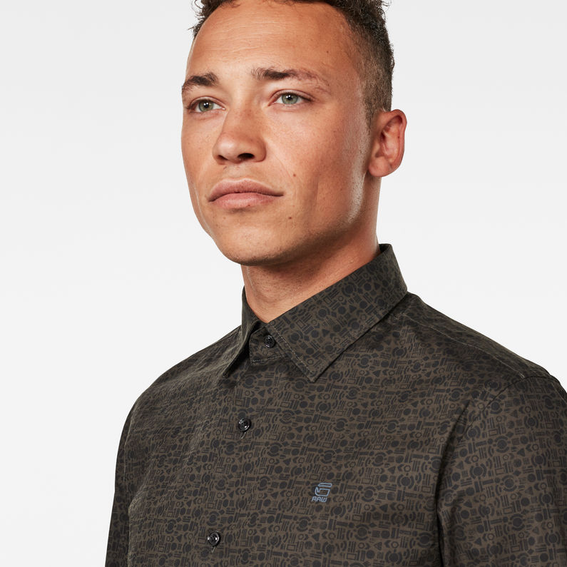 Dressed Super Slim Shirt | Grey | G-Star RAW® NL