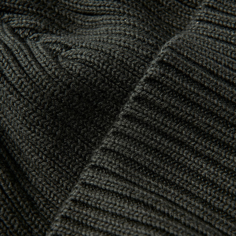 G-Star RAW® Knitted Beanie Grau fabric shot