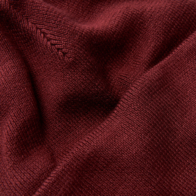G-Star RAW® Knitted Beanie Rot fabric shot