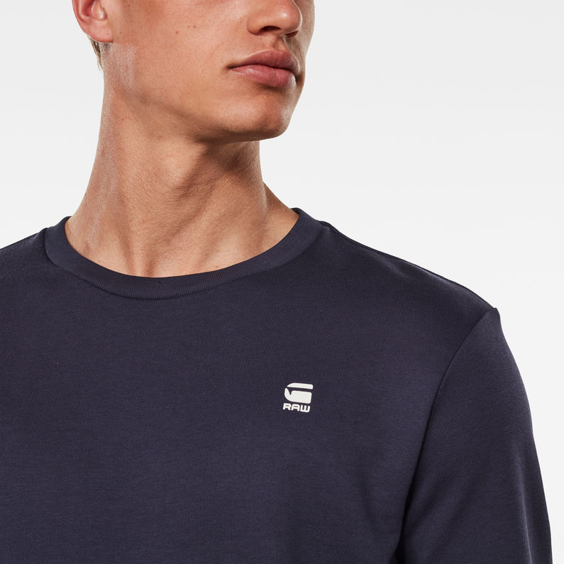 G-STAR® G-Raw Sweater Dark blue detail shot