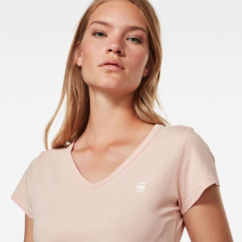 G-STAR® Haut Slim V-Neck Rose