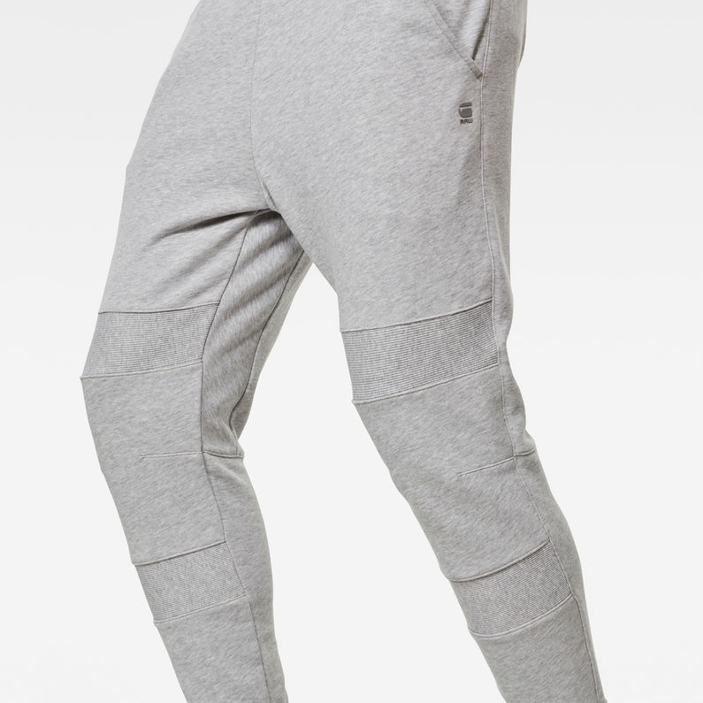 G-STAR® Motac Slim Tapered Sweatpants Grey detail shot