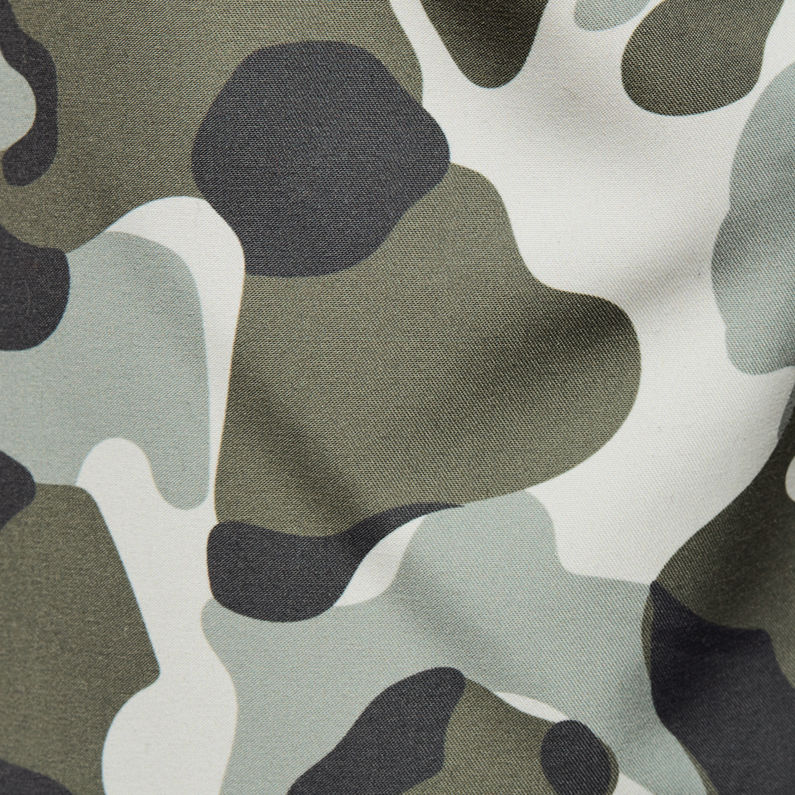 G-STAR® Bañador Dirik Side Panel Allover Verde fabric shot