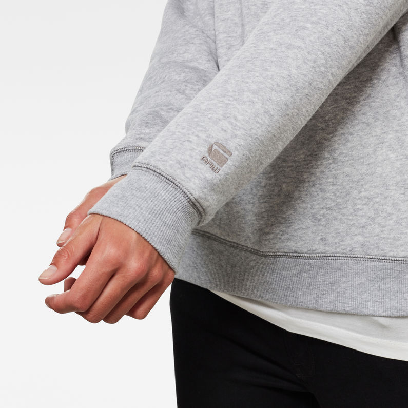 G-Star RAW® Premium Core Sweater Grey detail shot