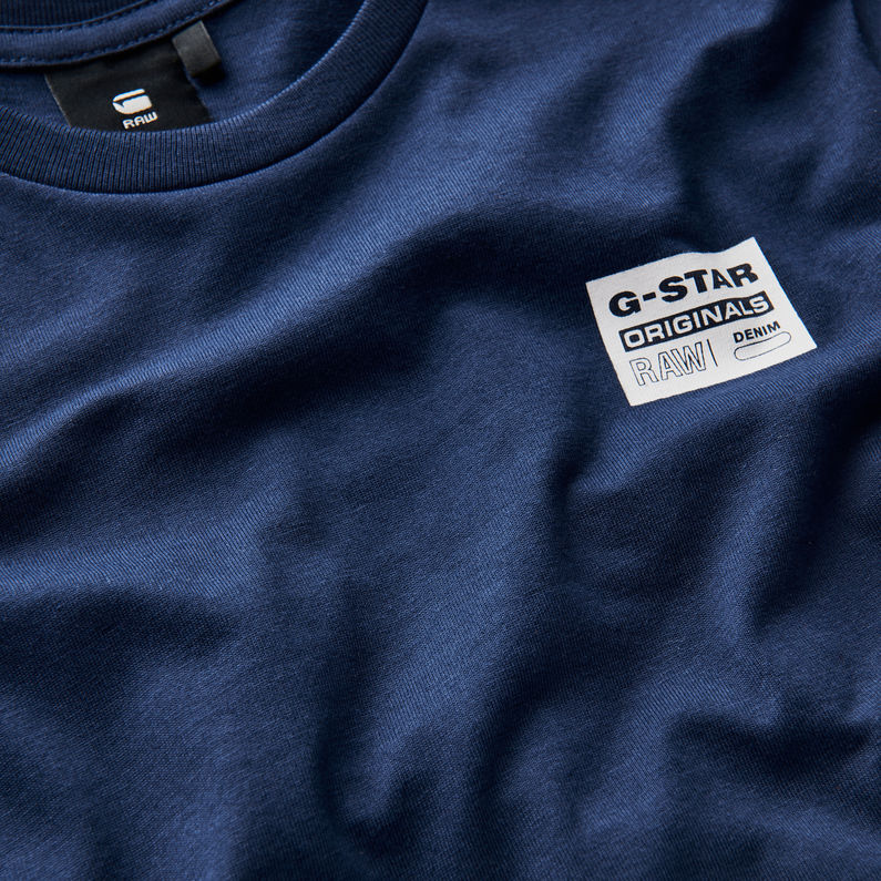 G-Star RAW® T-Shirt Bleu foncé detail shot