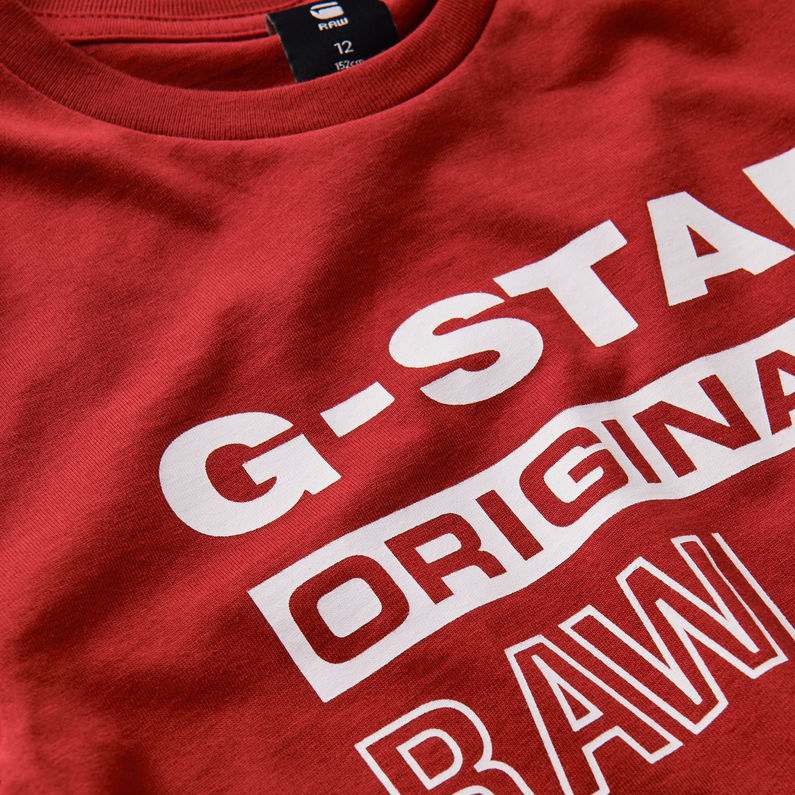 G-Star RAW® T-Shirt Rouge detail shot