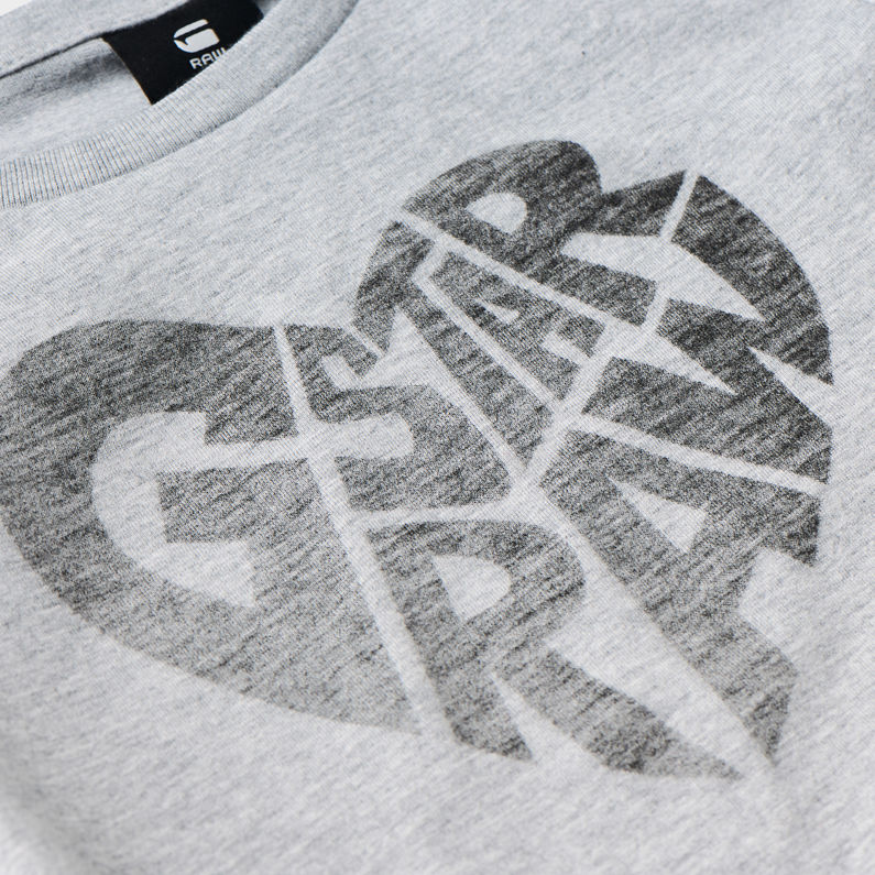 G-Star RAW® T-Shirt Grey detail shot