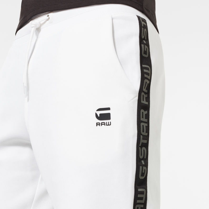 G-STAR® Satur Sweat Shorts White detail shot