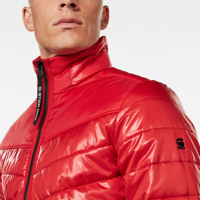 G-STAR® Light Padded Jacket Red detail shot