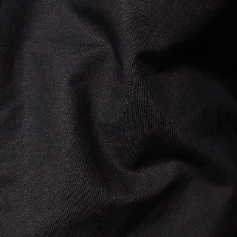 G-Star RAW® Scutar Utility Padded Trench Black fabric shot
