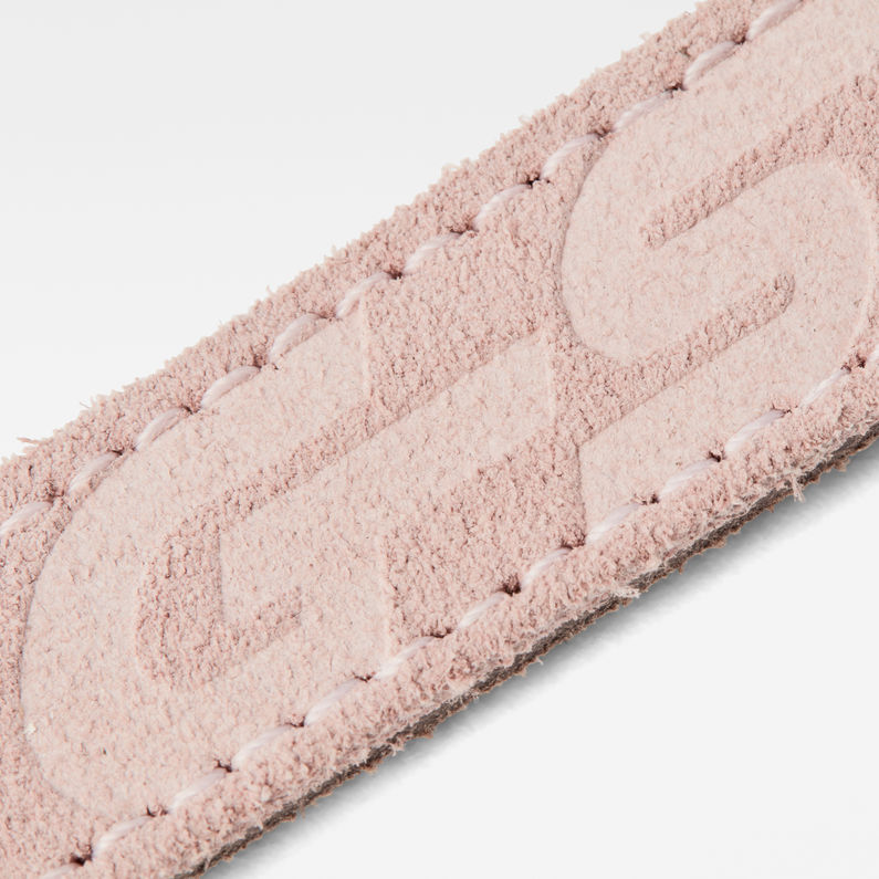 G-STAR® Suede Belt Pink fabric shot