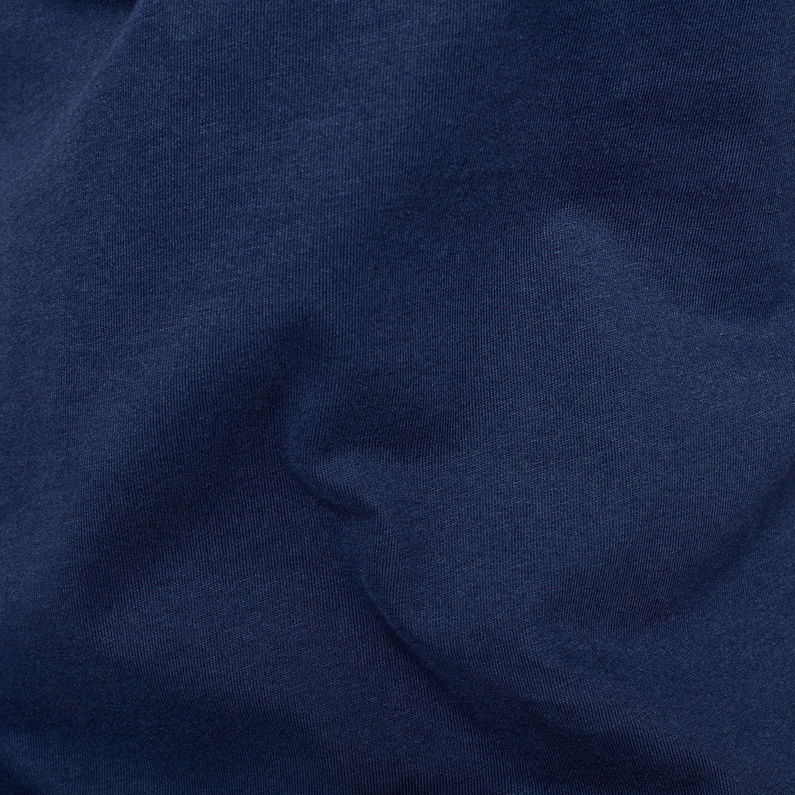 G-Star RAW® Wavy Logo Originals T-Shirt Dunkelblau fabric shot