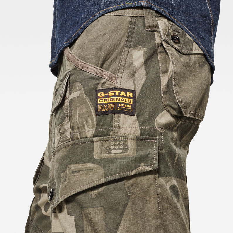 G-STAR® Jungle Cargo Shorts Grün detail shot
