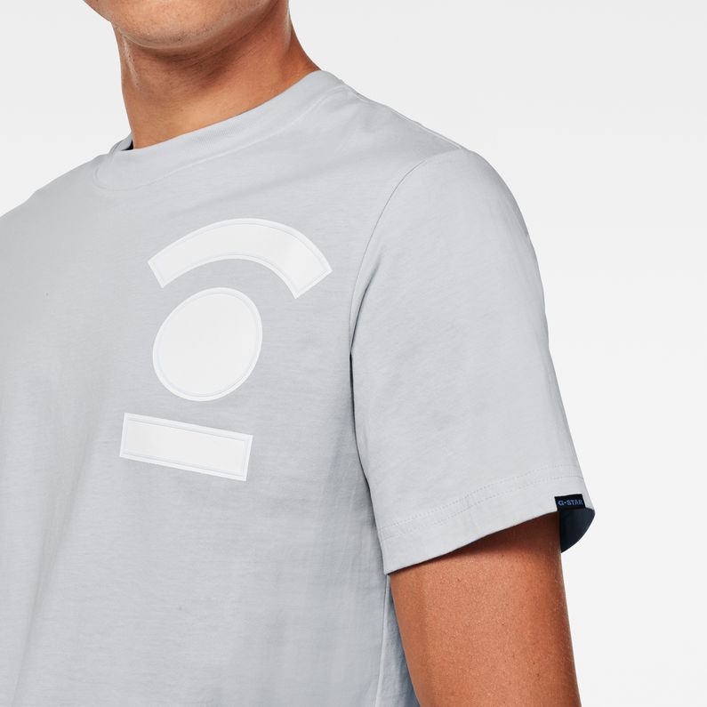 G-Star RAW® 3D Graphic Logo T-Shirt Grey detail shot