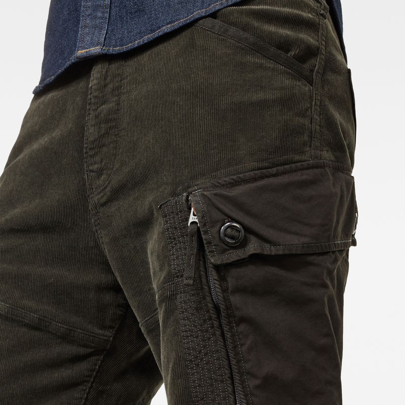 G-Star RAW® Roxic Straight Tapered Cargo Pants Grey detail shot