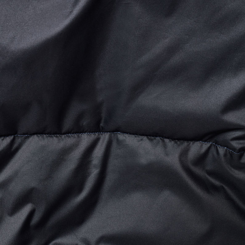 G-Star RAW® Denim Mix Quilted Puffer Vest Dark blue fabric shot