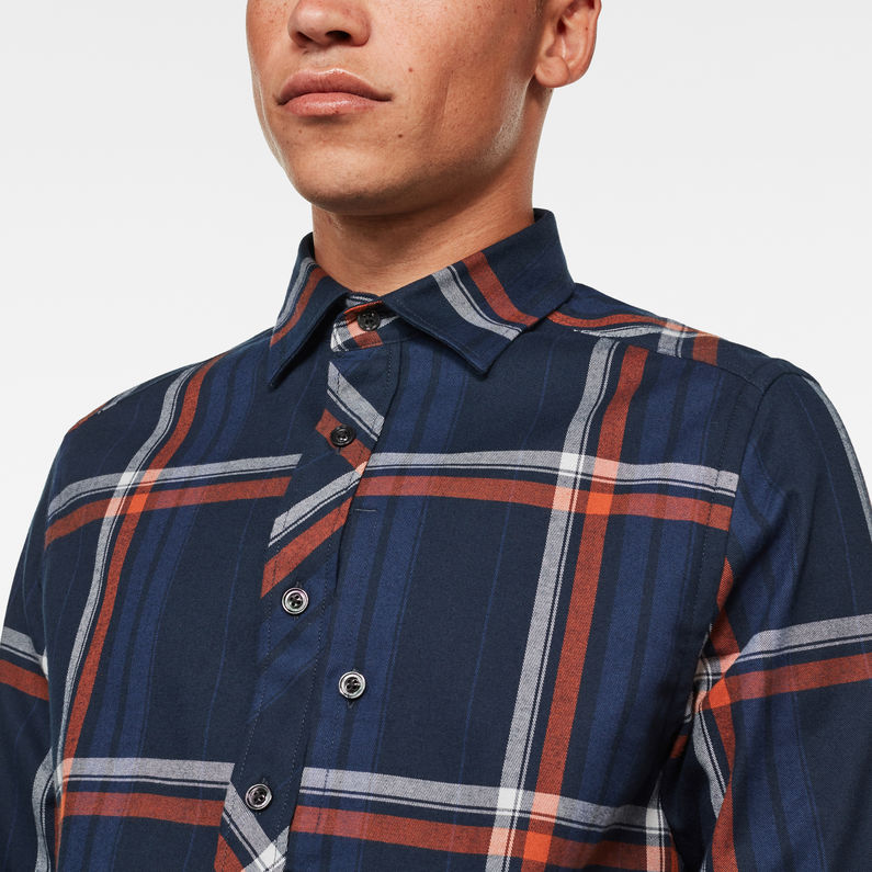 G-STAR® Stalt Regular Patch Pocket Hemd Dunkelblau