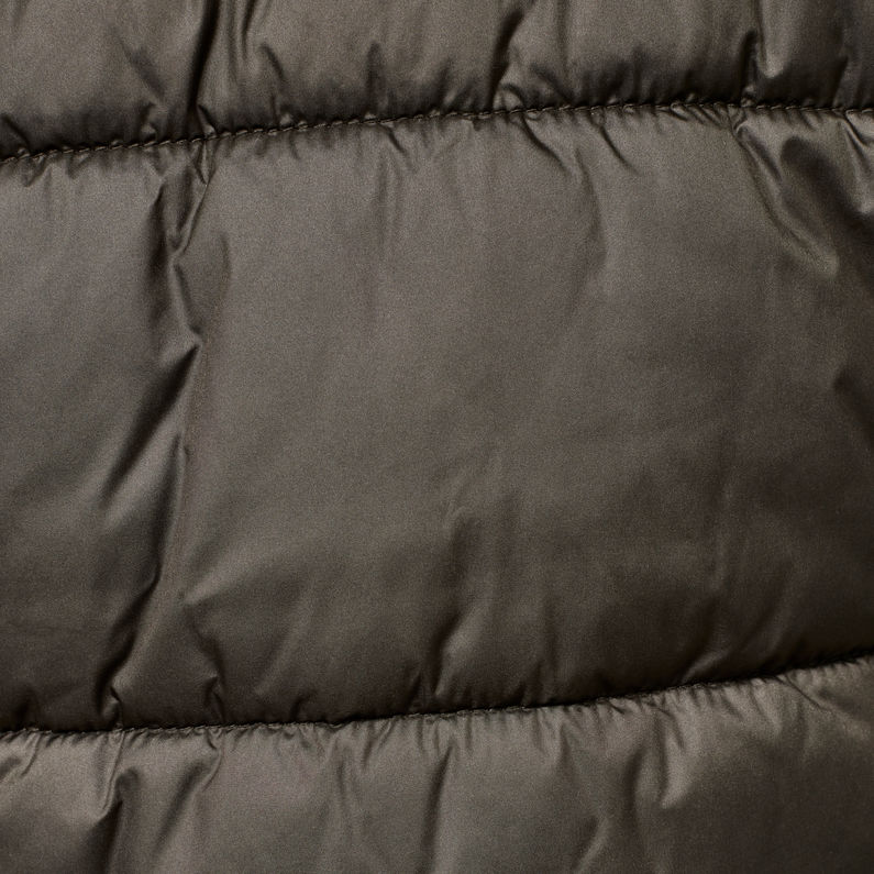 G-Star RAW® Meefic Hooded Padded Jacke Grau fabric shot