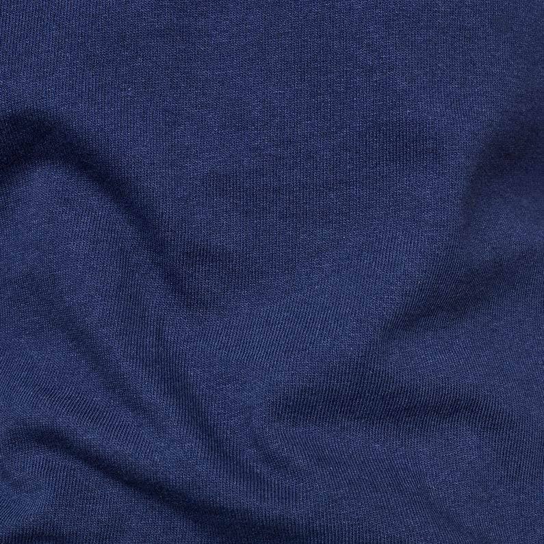G-Star RAW® Felt Applique Gdad Slim T-Shirt Dark blue fabric shot