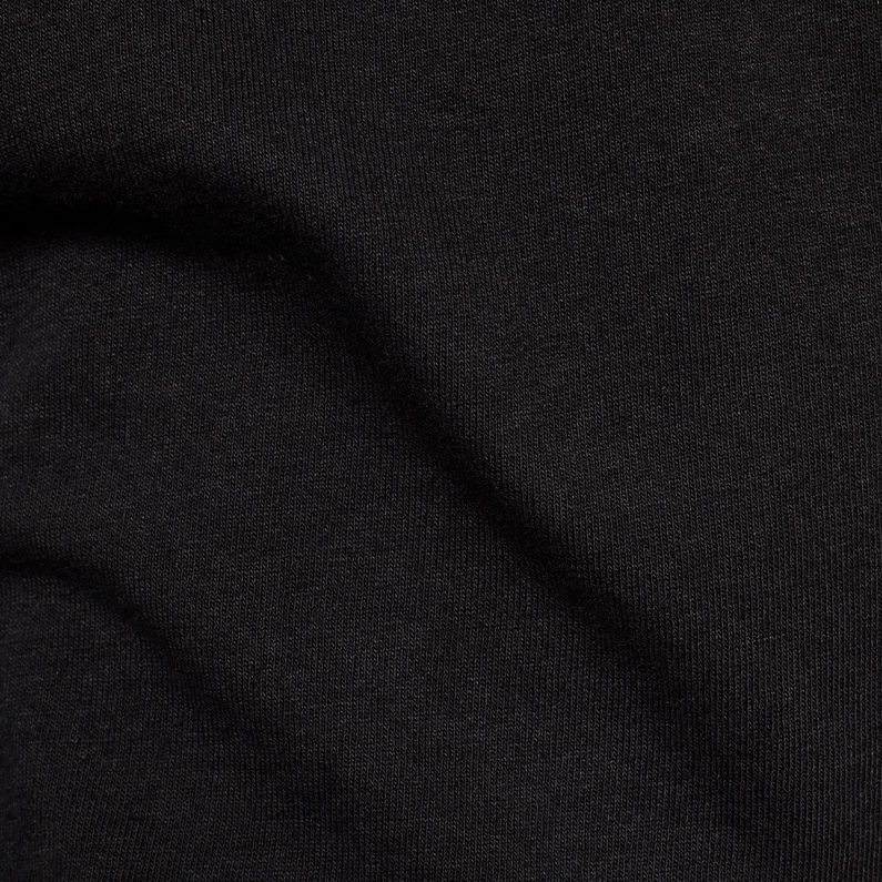 G-Star RAW® C&S Back Graphic + Loose R T-Shirts Black fabric shot