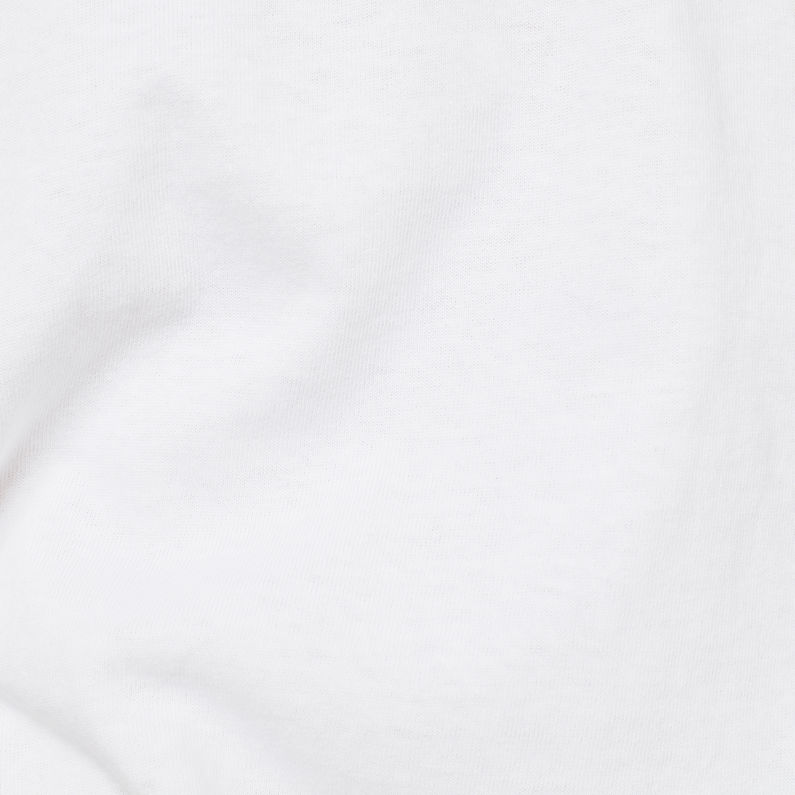 G-Star RAW® T-shirt C&S Back Graphic + t-shirt Loose R Blanc