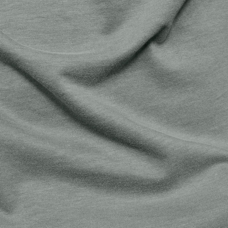 G-Star RAW® RAW Vertical Logo T-Shirt Grau fabric shot