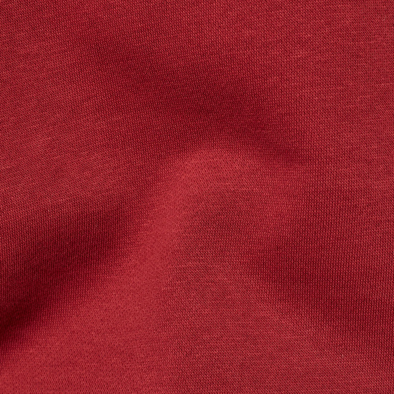 G-Star RAW® Round Originals Hoodie Red fabric shot