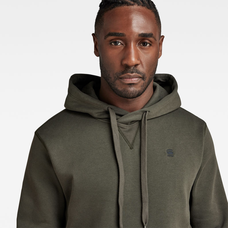 G-Star RAW® Premium Core Hoodie Grau detail shot