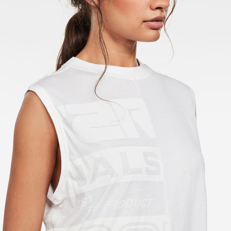 G-STAR® Half Originals GR Loose Top White