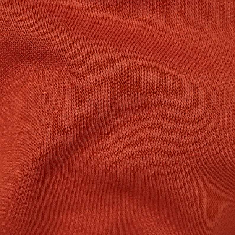 G-Star RAW® Varsity Felt Hooded Sweater Orange fabric shot